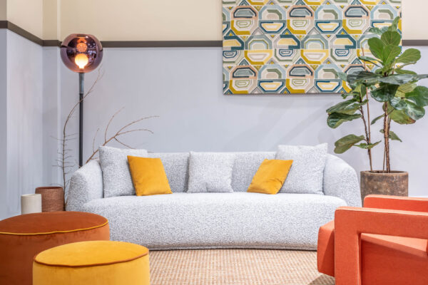 Divano moderno di design New York, disponibile da Tappezzeria Gatti